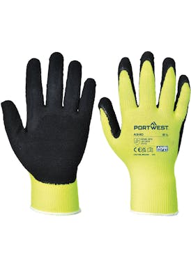 Portwest Hi-Vis Grip Glove - Latex