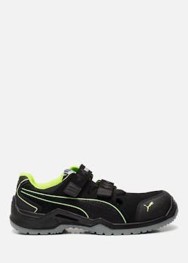 Puma Neodyme Green  S1P Werkschoen Zwart/Groen