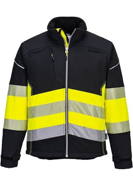 Portwest PW375 - PW3 Hi-Vis Softshell Jack (3L) Klasse 1