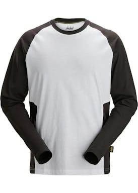 Snickers Tweekleurig T-shirt met Lange Mouwen
