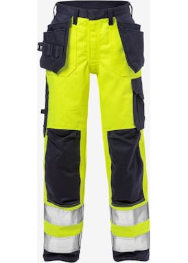 Fristads Flame Hi Vis Werkbroek Dames Klasse 2 2589 Flam