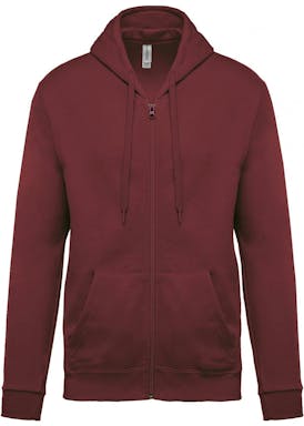 Kariban Sweater met rits en capuchon