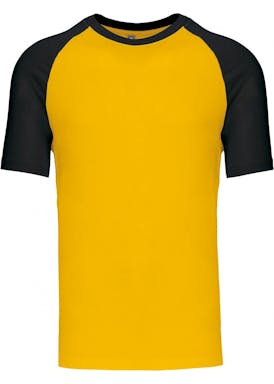 Kariban Baseball - Tweekleurig T-Shirt