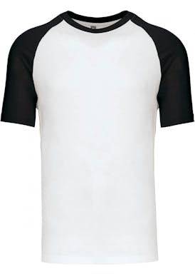 Kariban Baseball - Tweekleurig T-Shirt