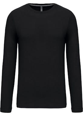 Kariban T-Shirt Ronde Hals Lange Mouwen