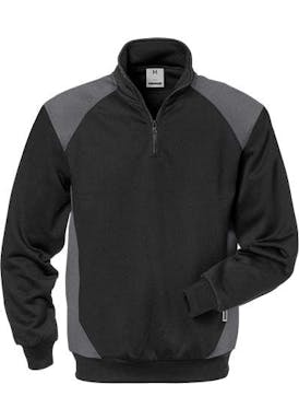 Fristads Skarup Sweater met Korte Rits 7048 SHV
