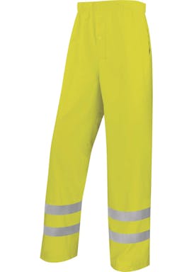 Delta Plus Signaalregenbroek Van Polyester Met Polyurethaan Gecoate Buitenkant