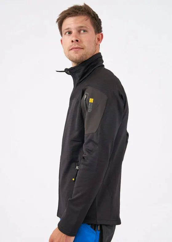 Snickers Jas Snickers Workwear 9438 Body Mapping Micro Fleece Jas | Proforto.nl